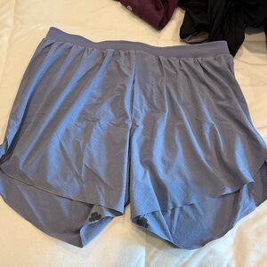 Men’s Lululemon Fast and Free Lined Shorts.